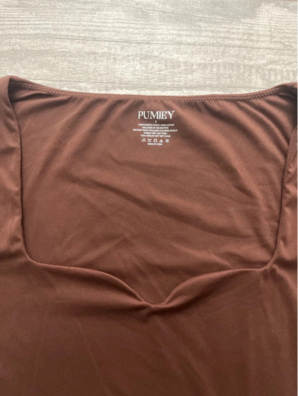 Pumiey Brown Tee - Picture 2 of 5